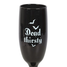 Load image into Gallery viewer, Set of 2 Dead Thirsty Champagne Flutes
