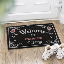 Load image into Gallery viewer, Pink and Black Talking Board Doormat
