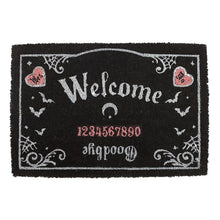Load image into Gallery viewer, Pink and Black Talking Board Doormat
