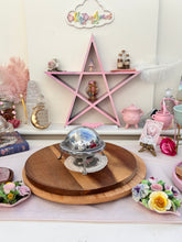 Load image into Gallery viewer, Silver Swivel top dome with glass insert
