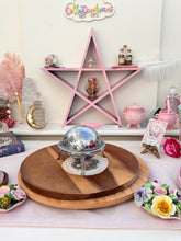 Load image into Gallery viewer, Silver Swivel top dome with glass insert
