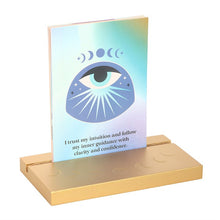 Load image into Gallery viewer, Aura Affirmation Cards with Wooden Stand
