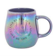 Load image into Gallery viewer, Live by the Sun Love by the Moon Iridescent Mug
