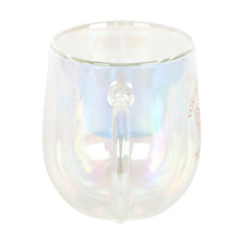 Load image into Gallery viewer, You Are Made of Magic Iridescent Double Walled Glass Mug
