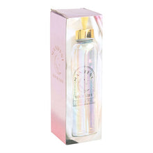 Load image into Gallery viewer, Manifest Your Life Iridescent Glass Water Bottle
