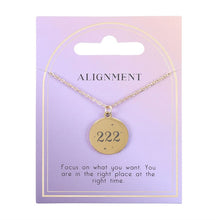 Load image into Gallery viewer, 222 Angel Number Alignment Necklace
