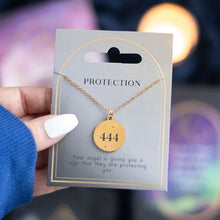 Load image into Gallery viewer, 444 Angel Number Protection Necklace
