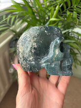 Load image into Gallery viewer, Moss Agate Skull
