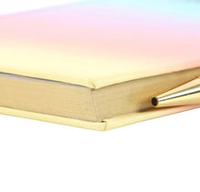 Load image into Gallery viewer, Multicoloured Gratitude Journal with Amethyst Pen
