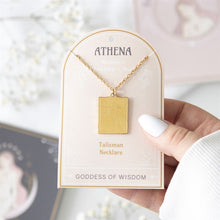 Load image into Gallery viewer, Athena Goddess Talisman Necklace
