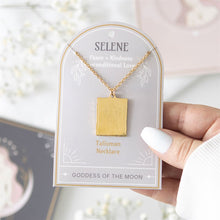 Load image into Gallery viewer, Selene Goddess Talisman Necklace
