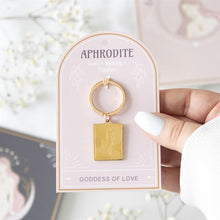 Load image into Gallery viewer, Aphrodite Goddess Talisman Keyring
