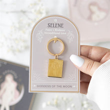 Load image into Gallery viewer, Selene Goddess Talisman Keyring
