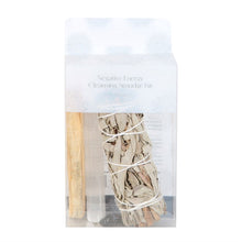 Load image into Gallery viewer, Negative Energy Smudge Kit with Hematite
