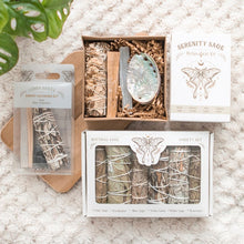 Load image into Gallery viewer, Serenity Sage Relaxation Smudge Kit
