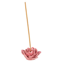 Load image into Gallery viewer, Pink Water Lily Incense Stick Holder
