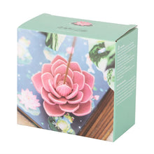 Load image into Gallery viewer, Pink Water Lily Incense Stick Holder
