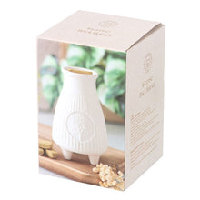 Load image into Gallery viewer, Cream Ribbed Palo Santo Brick Burner

