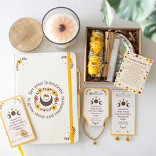 Load image into Gallery viewer, Summer Solstice Intention Journal with Citrine Pen
