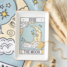 Load image into Gallery viewer, The Moon Vintage Tarot Trinket Dish
