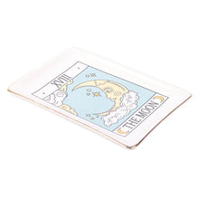 Load image into Gallery viewer, The Moon Vintage Tarot Trinket Dish
