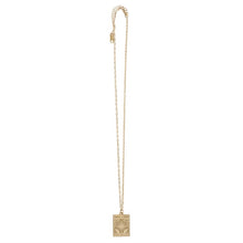 Load image into Gallery viewer, The Star Vintage Tarot Necklace on Greeting Card
