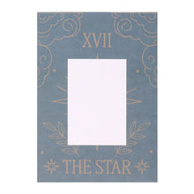 Load image into Gallery viewer, The Star Vintage Tarot Necklace on Greeting Card

