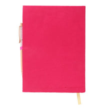 Load image into Gallery viewer, Book of Love Spells Journal with Rose Quartz Crystal Pen

