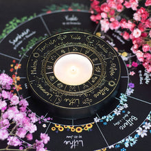 Load image into Gallery viewer, Wheel of the Year Tealight Candle Holder
