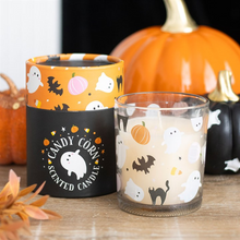 Load image into Gallery viewer, Sweet and Spooky Candy Corn Candle
