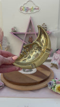 Load and play video in Gallery viewer, Brass Moon  dish

