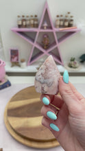 Load and play video in Gallery viewer, Flower Agate Tear drop
