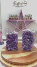Load and play video in Gallery viewer, Amethyst Bookends
