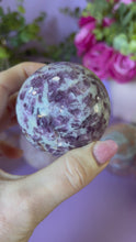 Load and play video in Gallery viewer, Lepidolite Sphere
