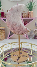 Load and play video in Gallery viewer, Pink Amethyst Moon #1

