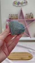 Load and play video in Gallery viewer, Moss Agate Hearts
