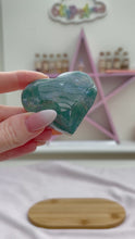 Load and play video in Gallery viewer, Moss Agate Hearts
