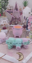 Load and play video in Gallery viewer, Pink Terracotta Cauldron
