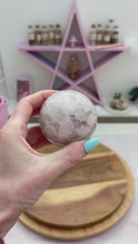Load and play video in Gallery viewer, Flower Agate Sphere
