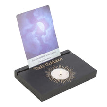 Load image into Gallery viewer, Black Daily Guidance Tarot Card Stand Tealight Holder
