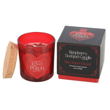 Load image into Gallery viewer, Love Potion Raspberry Crystal Chip Candle
