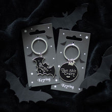 Load image into Gallery viewer, Bat Shit Crazy Keyring
