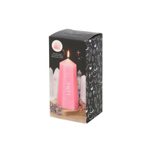 Load image into Gallery viewer, Love Crystal Candle with Rough Rose Quartz
