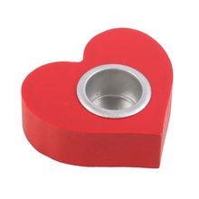 Load image into Gallery viewer, Red Heart Taper Candle Holder
