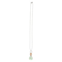 Load image into Gallery viewer, Luck Green Aventurine Crystal Chip Potion Bottle Necklace
