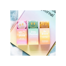 Load image into Gallery viewer, Be Brave Yellow Jade Happy Face Crystal
