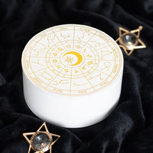 Load image into Gallery viewer, Astrology Wheel Jewellery Storage Box

