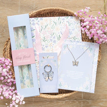 Load image into Gallery viewer, Set of 3 Ditsy Floral Taper Candles
