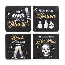Load image into Gallery viewer, Til Death Do Us Party Coaster Set

