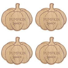 Load image into Gallery viewer, Pumpkin Spice Coaster Set
